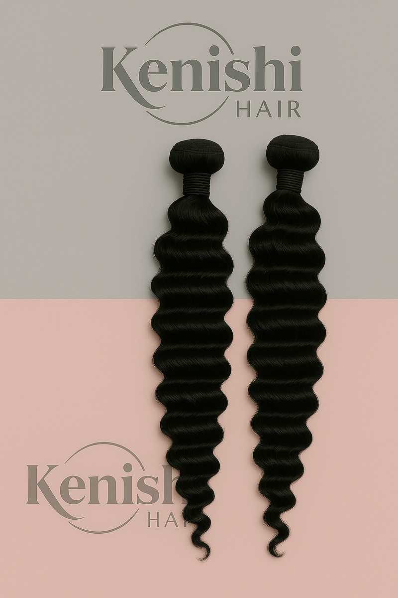 Deep Wave Human Hair Bundles - Kenishi Hair
