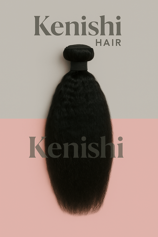 Kinky Straight Human Hair Bundles - Kenishi Hair