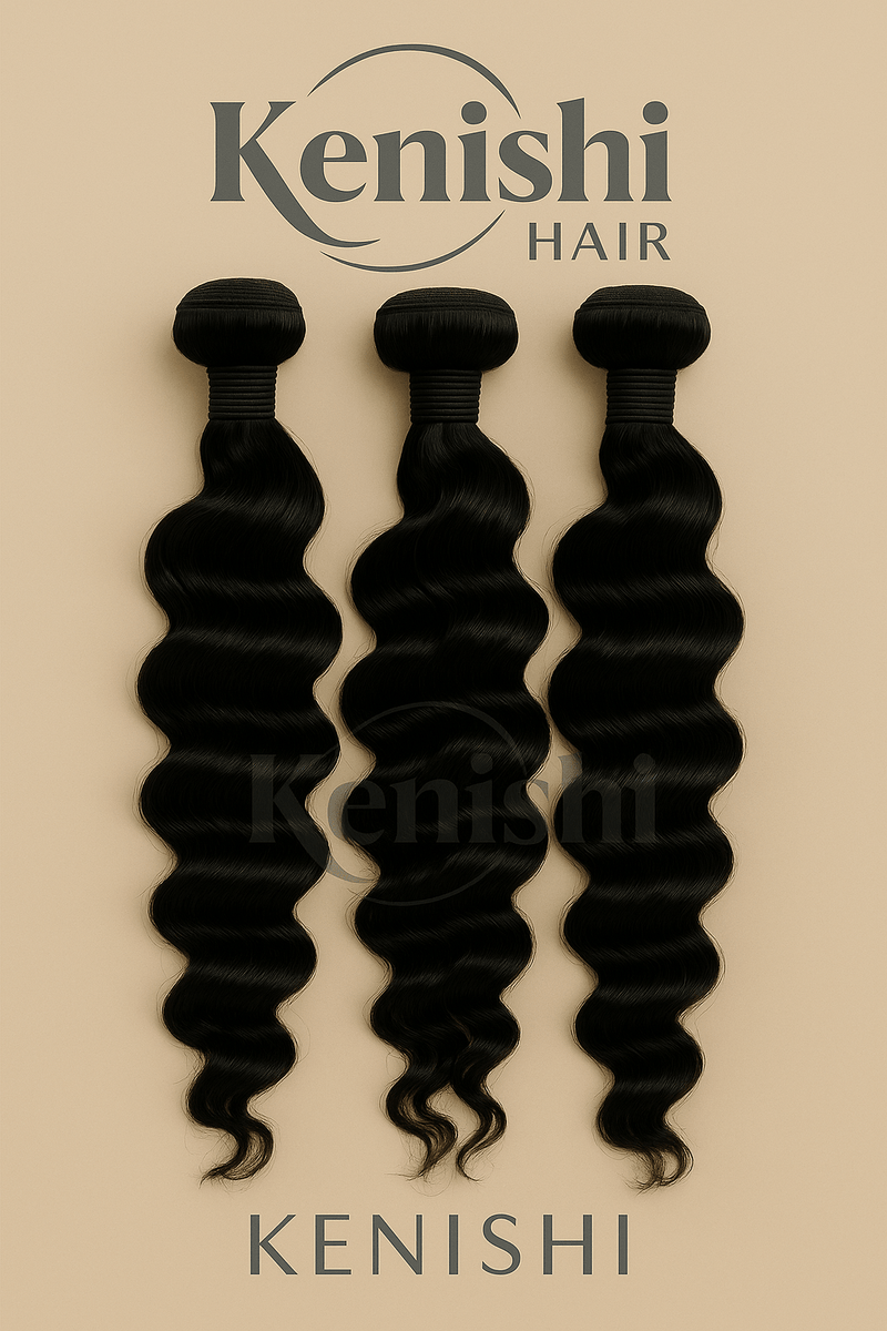 Loose Deep Wave Human Hair Bundles - Kenishi Hair