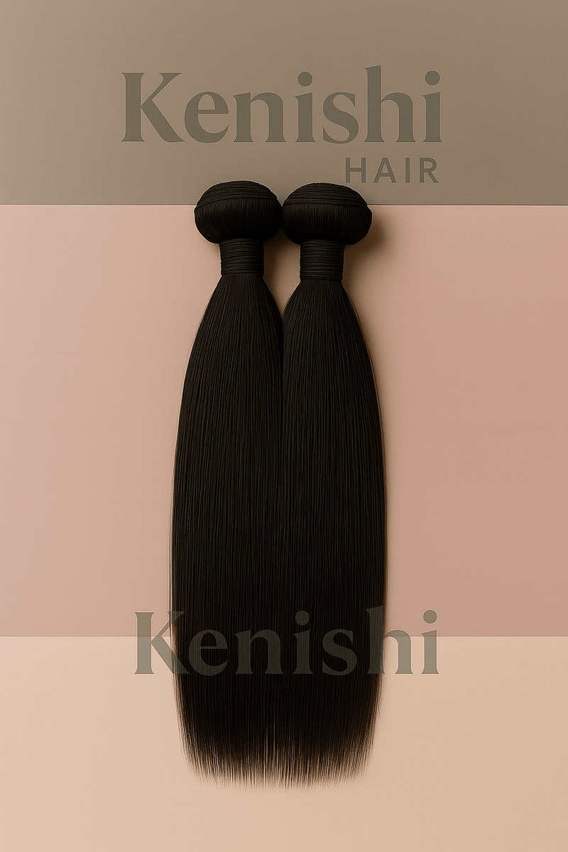 Straight Human Hair Bundles - Kenishi Hair