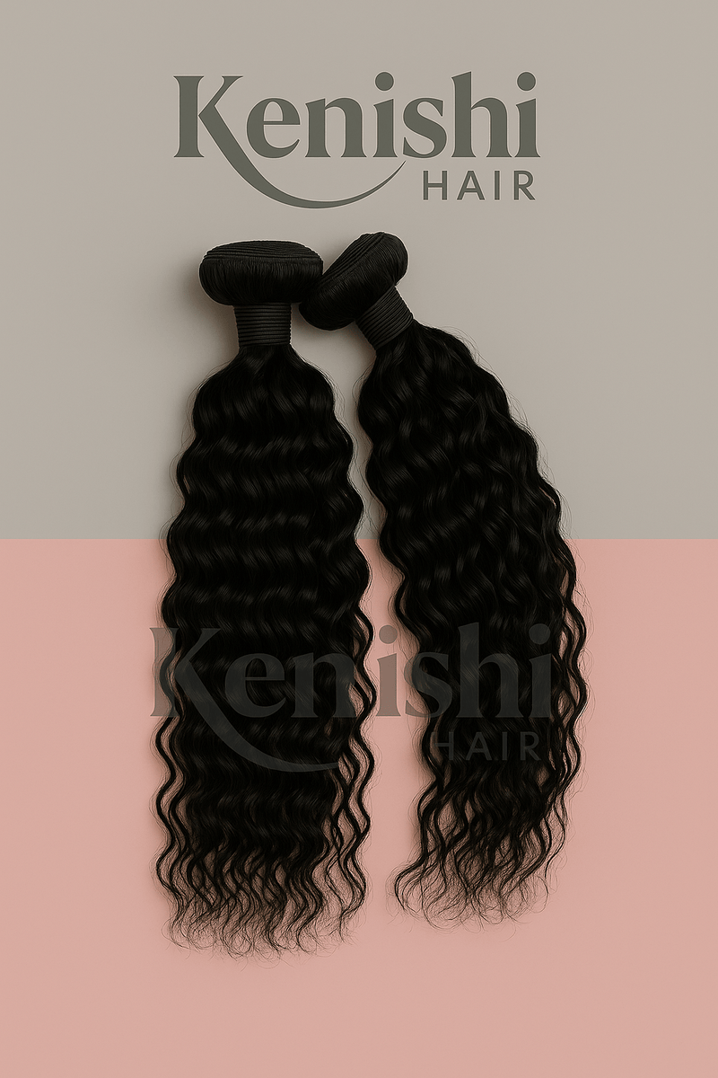 Water Wave Human Hair Bundles - Kenishi Hair